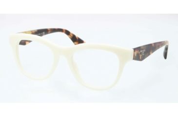 Image of Prada PR04QV Bifocal Prescription Eyeglasses 7S31O1-49 - Ivory Frame