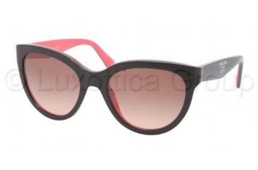 Image of Prada PR05PS Bifocal Prescription Sunglasses PR05PS-KA30A5-5520 - Lens Diameter 55 mm, Frame Color Top Black/Gray/Coral