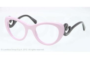 Image of Prada PR06QV Eyeglass Frames PDP1O1-49 - Pink Frame