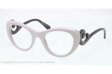 Image of Prada PR06QV Eyeglass Frames QE01O1-49 - Grey Frame