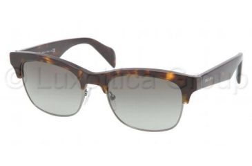 Image of Prada PR11PS Single Vision Prescription Sunglasses PR11PS-2AU3M1-5419 - Lens Diameter 54 mm, Frame Color Havana