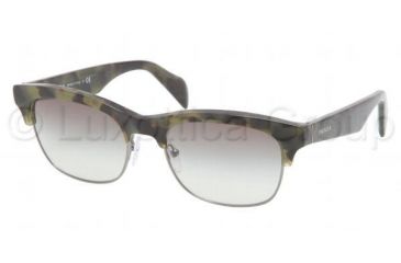Image of Prada PR11PS Single Vision Prescription Sunglasses PR11PS-LAB0A7-5419 - Lens Diameter 54 mm, Frame Color Green Havana