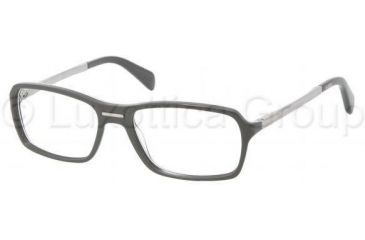 Image of Prada PR15NV Eyeglass Frames BRP1O1-5417 - Top Gray/Military Gray 