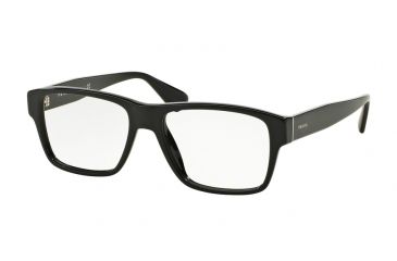 Image of Prada PR17SV Bifocal Prescription Eyeglasses 1AB1O1-55 - Black Frame