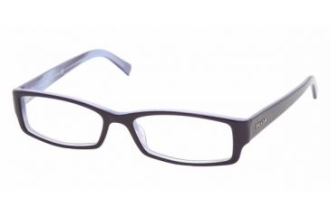 Image of Prada PR19LV #7ON1O1 - Top Violet On Lilac Demo Lens Frame
