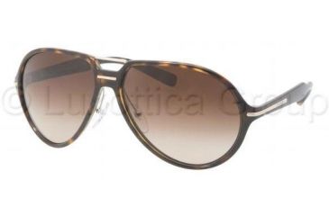Image of Prada PR20NS Sunglasses 2AU6S1-6414 - Havana Brown Gradient