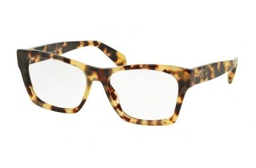 Image of Prada PR22SV Progressive Prescription Eyeglasses 7S01O1-52 - Medium Havana Frame