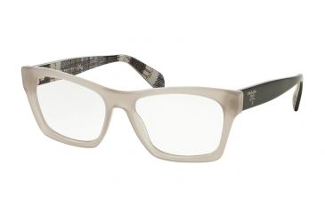 Image of Prada PR22SV Progressive Prescription Eyeglasses UFH1O1-54 - Opal Beige Frame