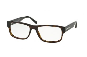 Image of Prada PR23RV Eyeglass Frames 2AU1O1-54 - Havana Frame