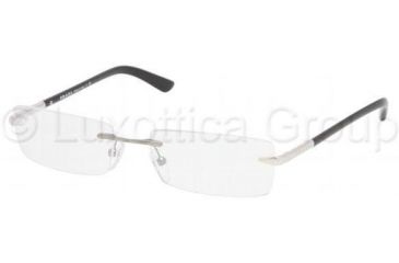 Image of Prada PR54NV Single Vision Prescription Eyewear 2BB1O1-5417 - Steel 