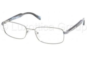 Image of Prada PR57NV Eyeglass Frames 9AH1O1-5218 - Gunmetal 