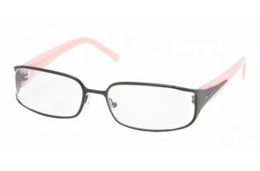 Image of Prada PR60LV #7VB1O1 - M:shiny Black P:black-Po Demo Lens Frame