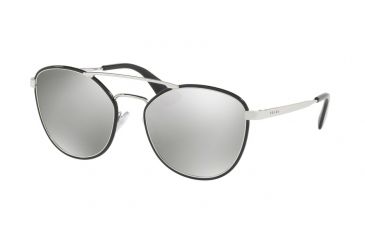 Image of Prada PR63TS Single Vision Prescription Sunglasses PR63TS-1AB2B0-55 - Lens Diameter 55 mm, Frame Color Black