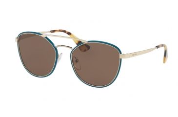 Image of Prada PR63TS Single Vision Prescription Sunglasses PR63TS-SL58C1-55 - Lens Diameter 55 mm, Frame Color Green