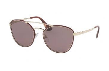 Image of Prada PR63TS Single Vision Prescription Sunglasses PR63TS-VIY6X1-55 - Lens Diameter 55 mm, Frame Color Bordeaux