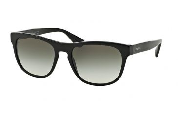 Image of PRADA LOGO PR14RS Progressive Prescription Sunglasses PR14RS-1AB0A7-57 - Lens Diameter 57 mm, Frame Color Black