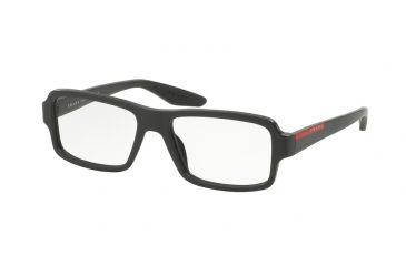Image of Prada PS01GV Bifocal Prescription Eyeglasses UB41O1-53 - Matte Grey Gradient Frame