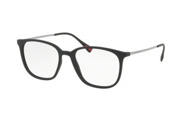 Image of Prada PS03IV Eyeglass Frames DG01O1-52 - Black Rubber Frame