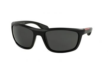 Image of Prada PS04PS Single Vision Prescription Sunglasses PS04PS-1BO1A1-62 - Lens Diameter 62 mm, Frame Color Black Demi Shiny