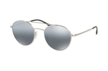 Image of Prada PS51SS Progressive Prescription Sunglasses PS51SS-1AP2F2-51 - Lens Diameter 51 mm, Frame Color Matte Silver