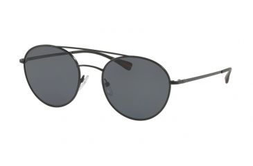 Image of Prada PS51SS Progressive Prescription Sunglasses PS51SS-1BO5Z1-51 - Lens Diameter 51 mm, Frame Color Matte Black