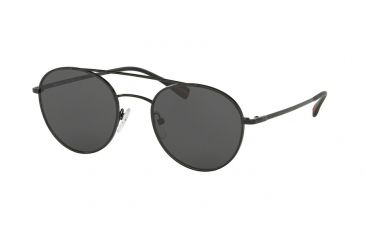 Image of Prada PS51SS Progressive Prescription Sunglasses PS51SS-7AX5S0-54 - Lens Diameter 54 mm, Frame Color Black