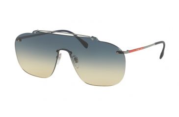 Image of Prada PS51TS Progressive Prescription Sunglasses PS51TS-5AV131-37 - Lens Diameter 137 mm, Lens Diameter 37 mm, Frame Color Gunmtal