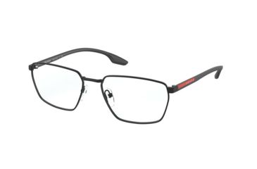 Image of Prada PS52MV Eyeglass Frames 1BO1O1-54 - Matte Black