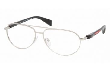 Image of Prada PS53BV #1AP1O1 - Silver Demi Shiny Frame, Demo Lens Lenses