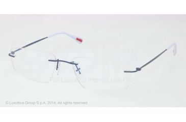 Image of Prada PS54EV Eyeglass Frames ACC1O1-53 - Blue Demi Shiny Frame
