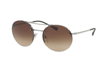 Image of Prada PS54RS Bifocal Prescription Sunglasses PS54RS-5AV6S1-56 - Lens Diameter 56 mm, Frame Color Gunmetal