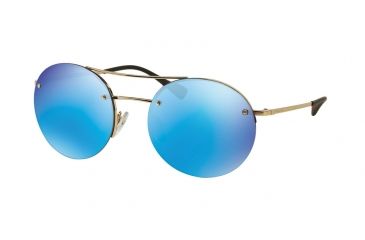 Image of Prada PS54RS Bifocal Prescription Sunglasses PS54RS-ZVN5M2-56 - Lens Diameter 56 mm, Frame Color Pale Gold
