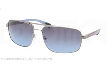 Image of Prada PS55NS Single Vision Prescription Sunglasses PS55NS-5AV5I1-60 - Lens Diameter 60 mm, Frame Color Gunmetal