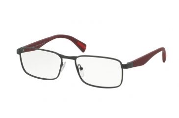 Image of Prada RUBBERMAX PS51GV Bifocal Prescription Eyeglasses TFZ1O1-52 - Grey Rubber Frame