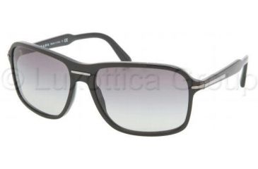 Image of Prada Sunglasses PR02NS 1AB3M1-6116 - Black Gray Gradient