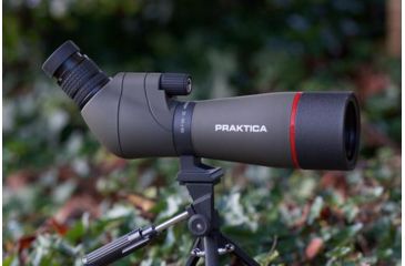 Image of Praktica Alder 20-60x65mm Angled Spotting Scope w/ Tripod, Brown PRA193