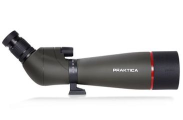 Image of Praktica Alder 20-60x77mm Angled Spotting Scope w/ Tripod, Brown PRA204