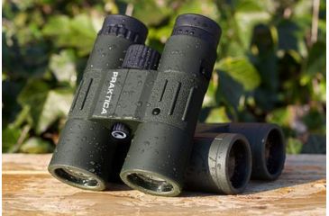 Image of Praktica Discovery 10x42 Binoculars, Green PRA134