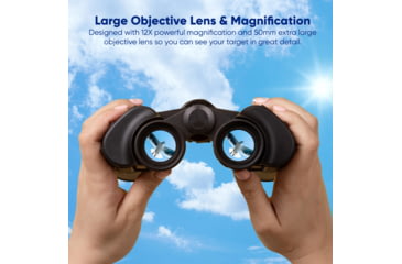 Image of Praktica Falcon 12x50 Binoculars, Sand, UOF1250S