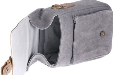 Image of Praktica Heritage Binocular Shoulder Bag, Grey/Tan PRA188