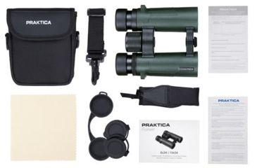 Image of Praktica Pioneer 8x34 Binoculars, Green PRA127