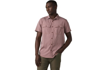 Image of prAna Garvan Short Sleeve Shirt - Mens, Manzanita, S, 1965641-201-ST-S