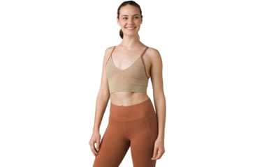 Image of prAna Sopra Seamless Bra - Womens, Coastal Sage, S, 1970391-300-S