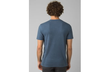 Image of prAna V-Neck T-Shirt - Mens, Denim Heather, XL, 1965421-400-ST-XL
