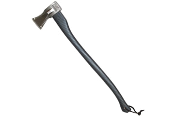 Image of Prandi Axe with Splitting Wedge, 7.5 zinc phosphate coated axe head with 3.25 cut, Hickory handle, 3.016.20.E