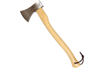 Image of Prandi German Style Axe, 31.5in Overall, 8.5in Carbon Steel Axe Head With 5.25in Cutting Edge, American Hickory Handle, 3.55Lb Head, Classic Satin Finish, 3.011.16.CH