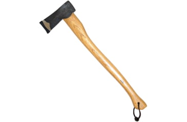 Image of Prandi Scandinavian Splitting Axe, 27.75in Overall, 8in Carbon Steel Axe Head w/3in Cutting Edge, American Hickory Handle, 3.35Lb Head, Fits Sheath Pra706006, 3.032.15.TH
