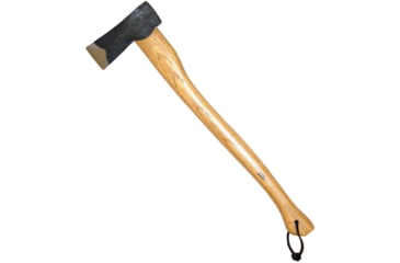 Image of Prandi Scandinavian Splitting Axe, 27.75in Overall, 8in Carbon Steel Axe Head w/3in Cutting Edge, American Hickory Handle, 3.35Lb Head, Fits Sheath Pra706006, 3.032.15.TH