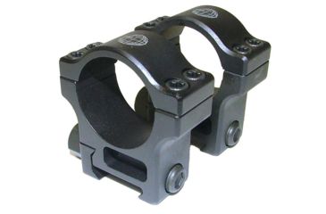 Image of Precision Reflex 30mm Aluminum Rings, Intermediate, Black, 01-030-05