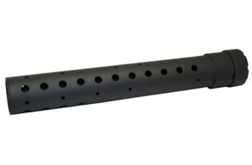Image of Precision Reflex Gen 3 14in Round Free Float Forearm w/ Holes, No Rails, Black, 05-073-14THB